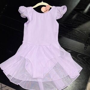Amazon Kids Lavender Puff Sleeve Tutu Dress